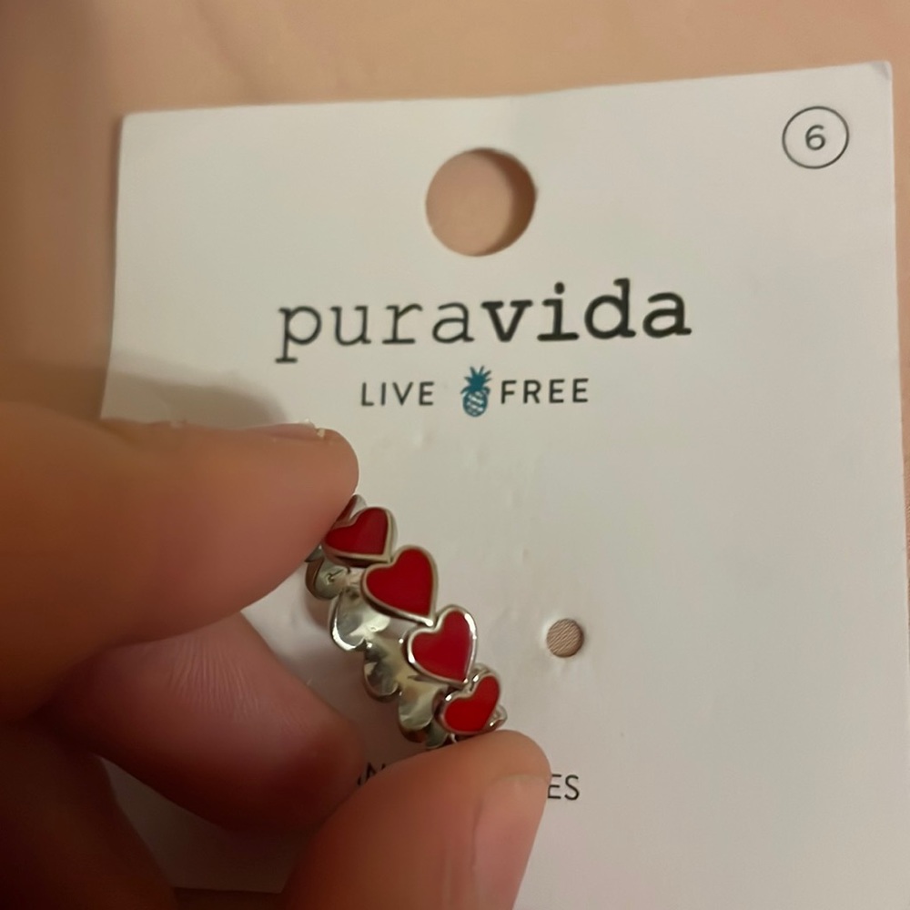 Brand new puravida heart ring